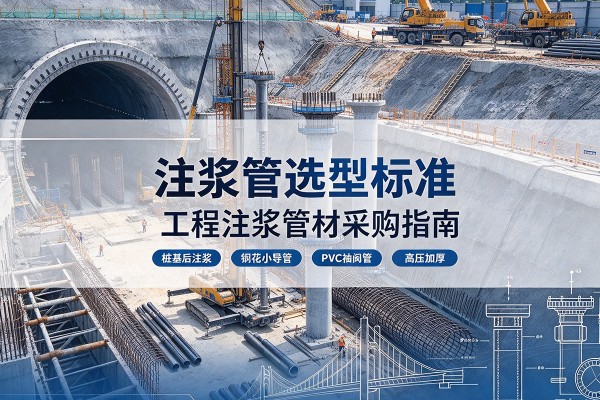 庄河注浆管选型标准